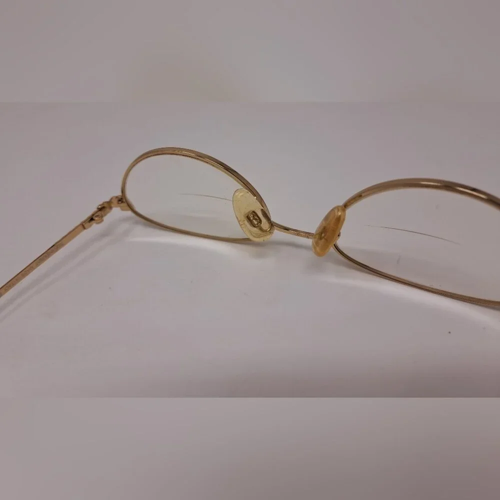 Yves Saint Laurent Women's Glasses Gold Metal Havana Frames 4084 Y119 52-19-130